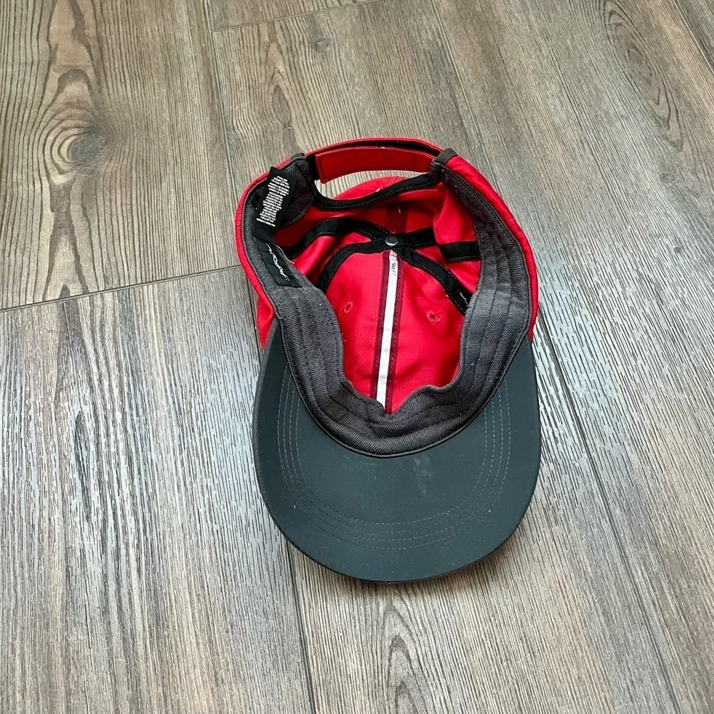 Nike Red and Black Cap